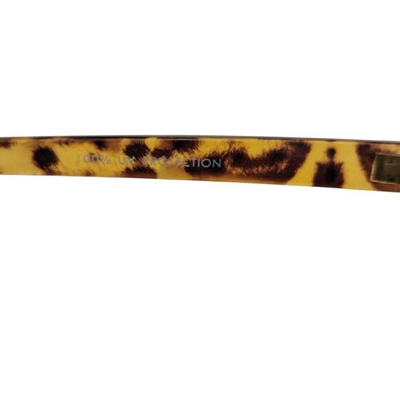 Heart Shaped Cats Eye Leopard Sunglasses with NEW Soft Leather Case - Picture 10 of 11